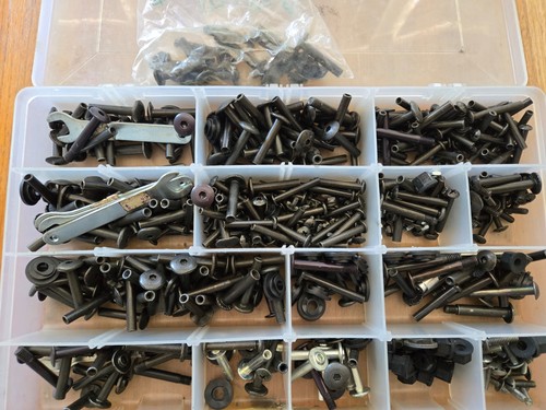 Rollerblade - Huge box of Inline Skate Parts - hundreds of hardware pieces