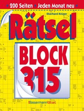 Rätselblock 315 Eberhard Krüger