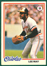Lee May - 1978 Topps #640 - Baltimore Orioles Baseball Card