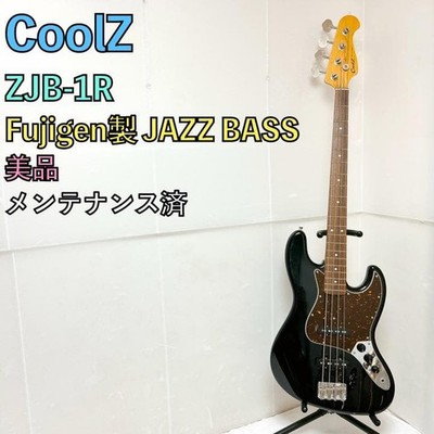 Coolz Zjb-1R Jazz Bass Made By Fujigen Black Safe delivery from Japan