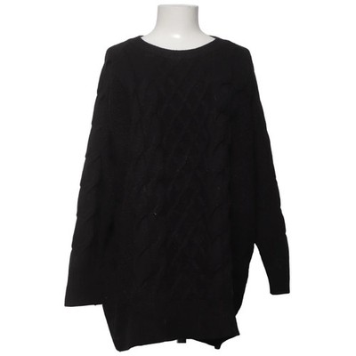 Shein Curve, Strickpullover, Größe: 0XL, Schwarz, Acryl, Zopfstrick, Damen #pPJ