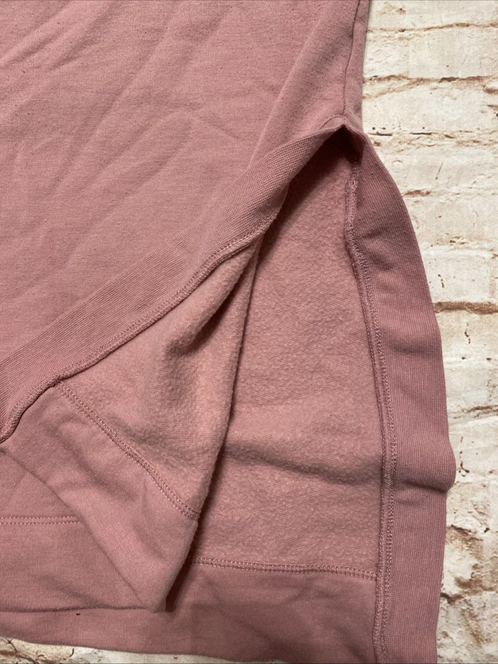 Xersion Dusty Pink Crewneck Tunic Sweatshirt W/ Side Slits XL - Image 2 of 4