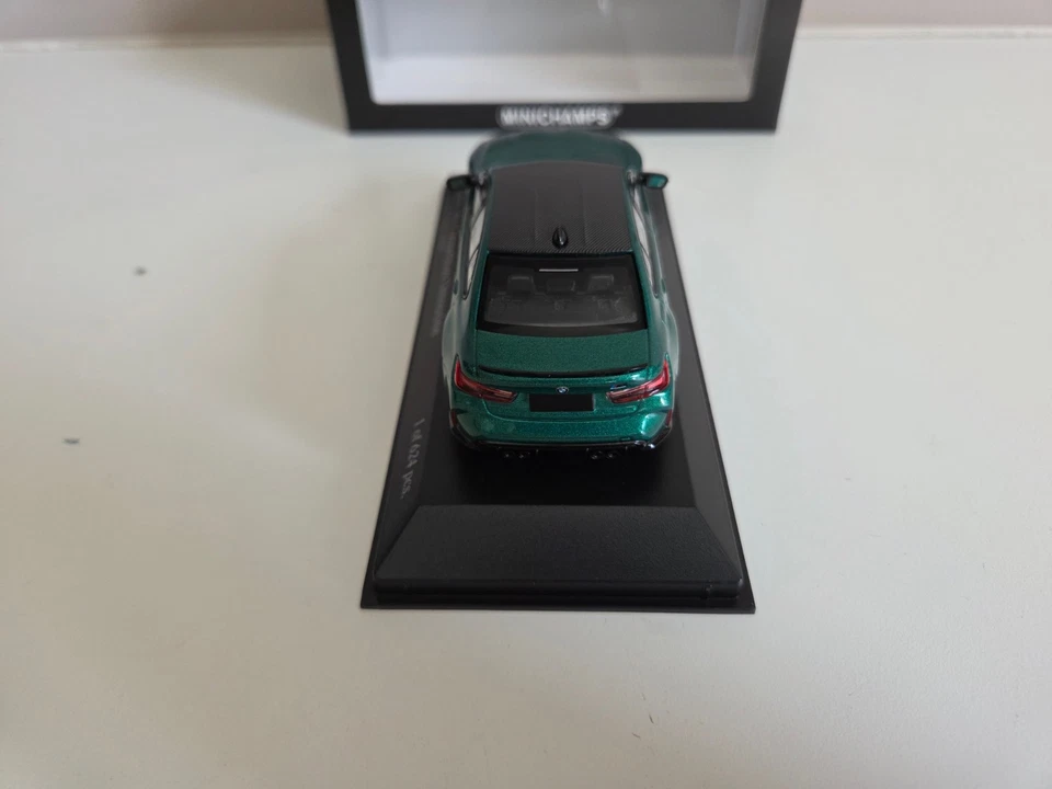 Minichamps 1/43 BMW M3 Competition - Isola di Man Green - 2020 - 410020200 - Immagine 4 di 4