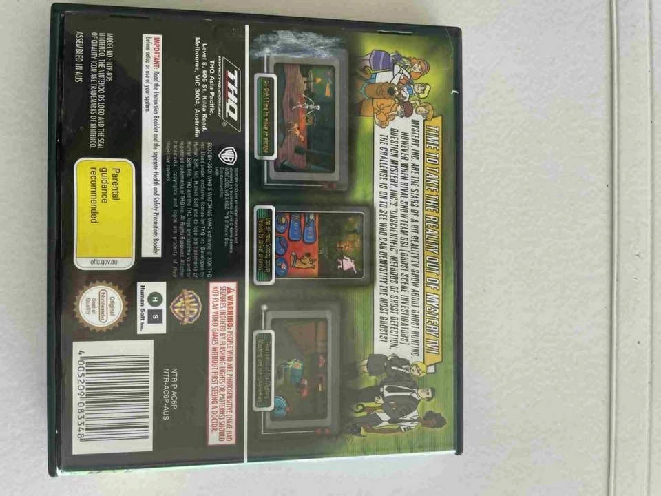 NINTENDO DS GAME SCOOBY-DOO WHO'S WATCHING WHO IN VGOOD ORIG COND WITH MANUAL - Image 3 of 3