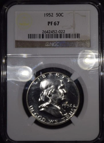 1952 Franklin Half Dollar "NGC PF67"