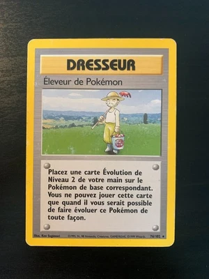Carte Pokémon : Eleveur de Pokémon 76/102 Edition 2 Set de Base Wizards Français - Photo 1/2