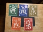 Netherlands lot of 5 1962 FDC 1st day Maxi Card Folders Kinderzegels