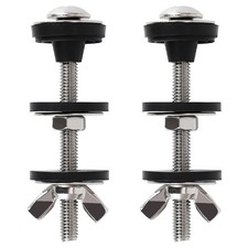 2PCS Universal Toilet Seat Screws Replacement Kit, 1/4-20, stainless steel