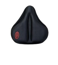 Bike Seat Cover Cushion Padded Bicycle Gel Saddle Extra Comfort Spin Exercise