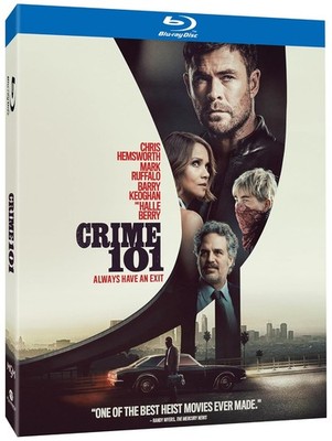 Crime 101 Blu-ray Movie Hemsworth Ruffalo Berry Heist Thriller