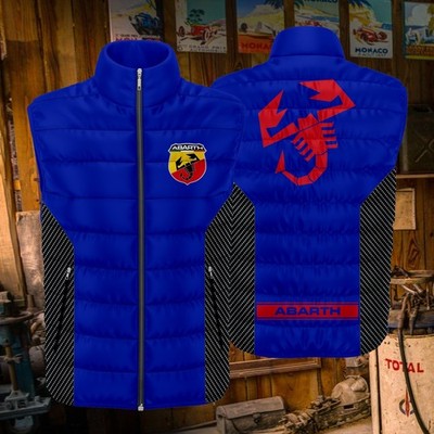 Motorsport Jacket Sleeveless Tuning Gift idea for Fiat Abarth fans Streetwear 1