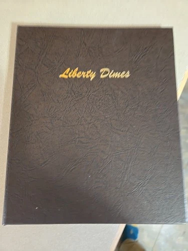 Complete 1892-1916 Barber Liberty Dime Set Collection All 74 Coins Dansco Album