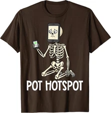 Italian Brainrot Characters Pot Hotspot Design Funny Unisex T-Shirt