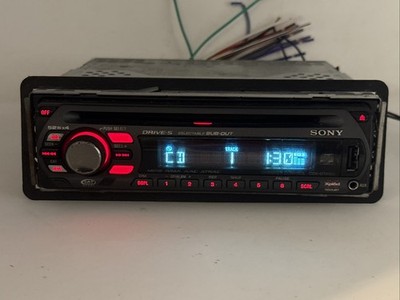 SONY CDX-GT410U Car Radio STEREO CD MP3 Player In Dash Receiver TESTED WORKS