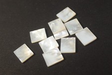 Top Natural Mother Of Pearl Flat Square Loose Gemstone Size 6 6mm To 20 20mm
