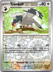 Tranquill 072/086 Scarlet & Violet: Black Bolt Reverse Holo Common