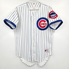 Vintage 80s Rawlings Chicago Cubs Baseball Jersey Men 44 Medium USA Made Blank