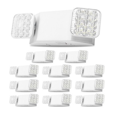 Uimoso 12 Pack LED Emergency Lights with Battery Backup for Commercial Use