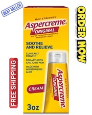 Aspercreme with Lidocaine Maximum Strength Pain Relief Cream 3.4 Oz