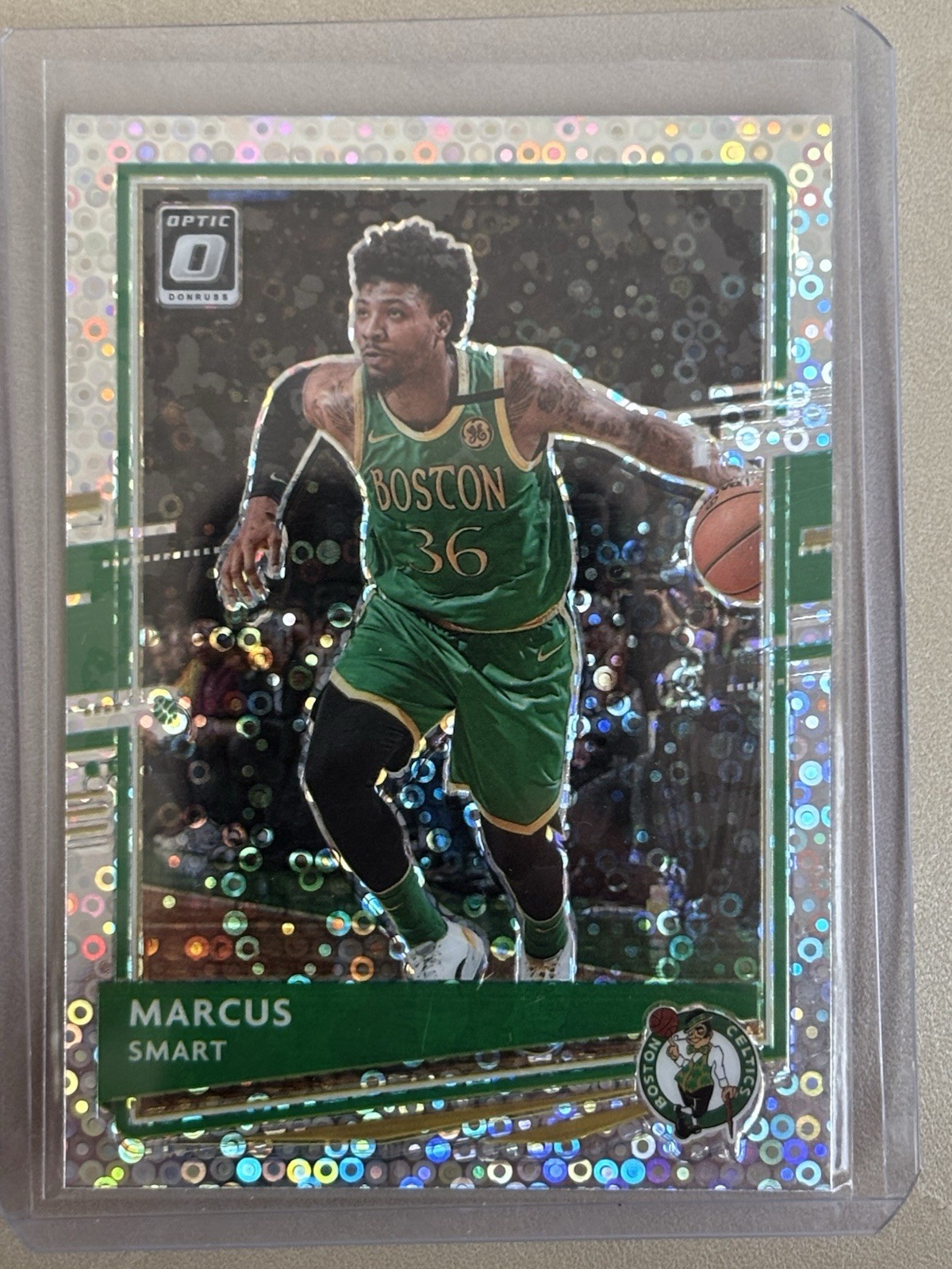 2020-21 Donruss Optic Fast Break Holo Marcus Smart #41 Celtics Parallel Card