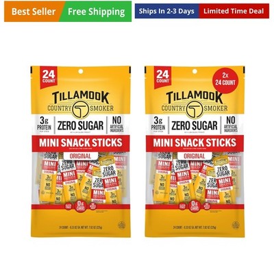 Zero Sugar  Mini Smoked Sausages, 0.33 oz, 48 Ct, Individually Wrapped Beef S...