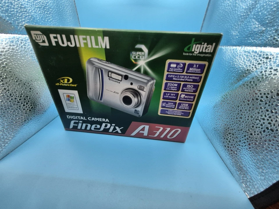 FUJIFILM FinePix A310 Compact Digital Camera + Picture Cradle CP-FXA10 in OVP - Bild 1 von 4