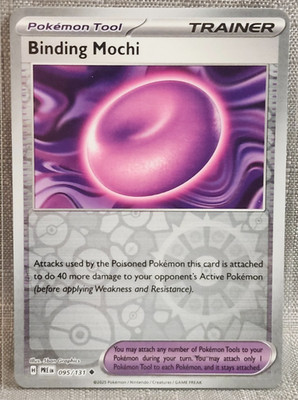 2025 Pokemon Scarlet Violet Prismatic Evolutions #095 Binding