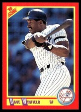 Dave Winfield 1990 Score #307 Yankees MLB READ FREE SHIPPING AutographDen