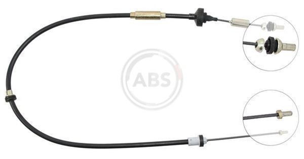 A.B.S. Kupplungsseil Kupplungszug K23790 FüR 21 Renault B48R K483 K48R L483 L48R-image