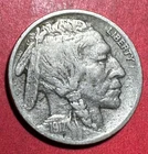 1917D US Buffalo Nickel! "Denver" Mint! VG Details! Old US Coin!