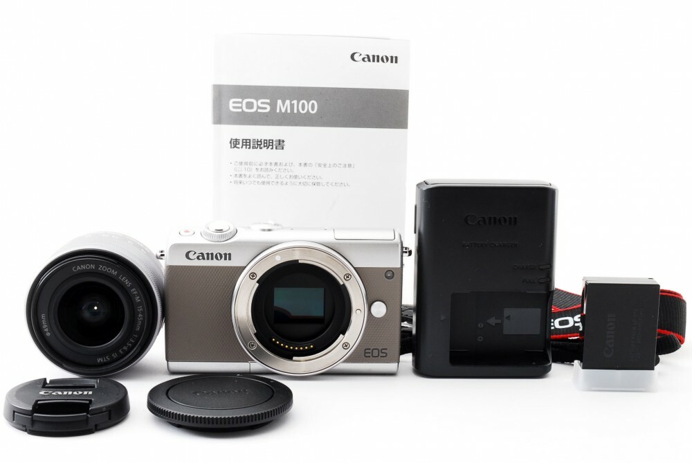 Canon EOS M100 シルバー 15-45mm レンズ付き Amazon.com : Canon EOS M100 Mirrorless Camera w/ 15-45mm Lens - Wi