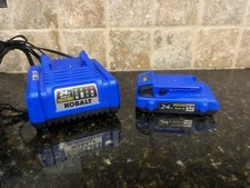 Kobalt Compact Lithium-ion 24V Max 2.0Ah Battery KB224-03 Charger KRC2445-03 LOT