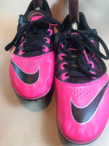 Nike Rival S Racing Sprint Pink and Black Cleats Shoes Women's Size 8.5 US  | eBay