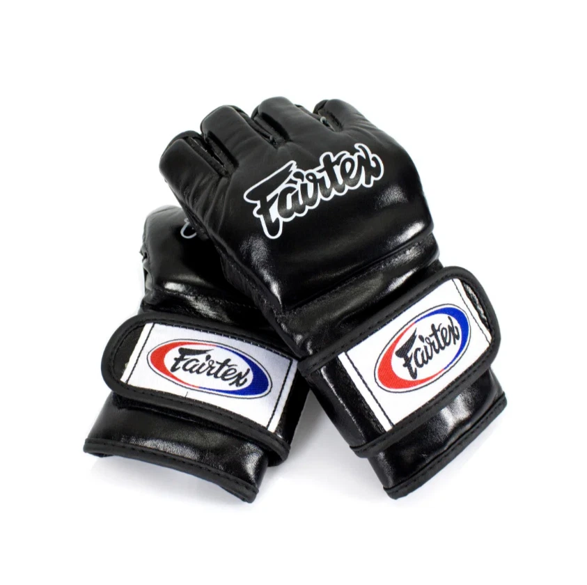 Fairtex FGV12 Ultimate Combat Gloves Open Thumb Loop Martial Arts MMA Boxing K1 - Image 2 of 4