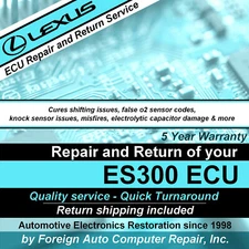 ES300 Lexus ECU Repair Service | Quick & Quality Service | 5 year warranty