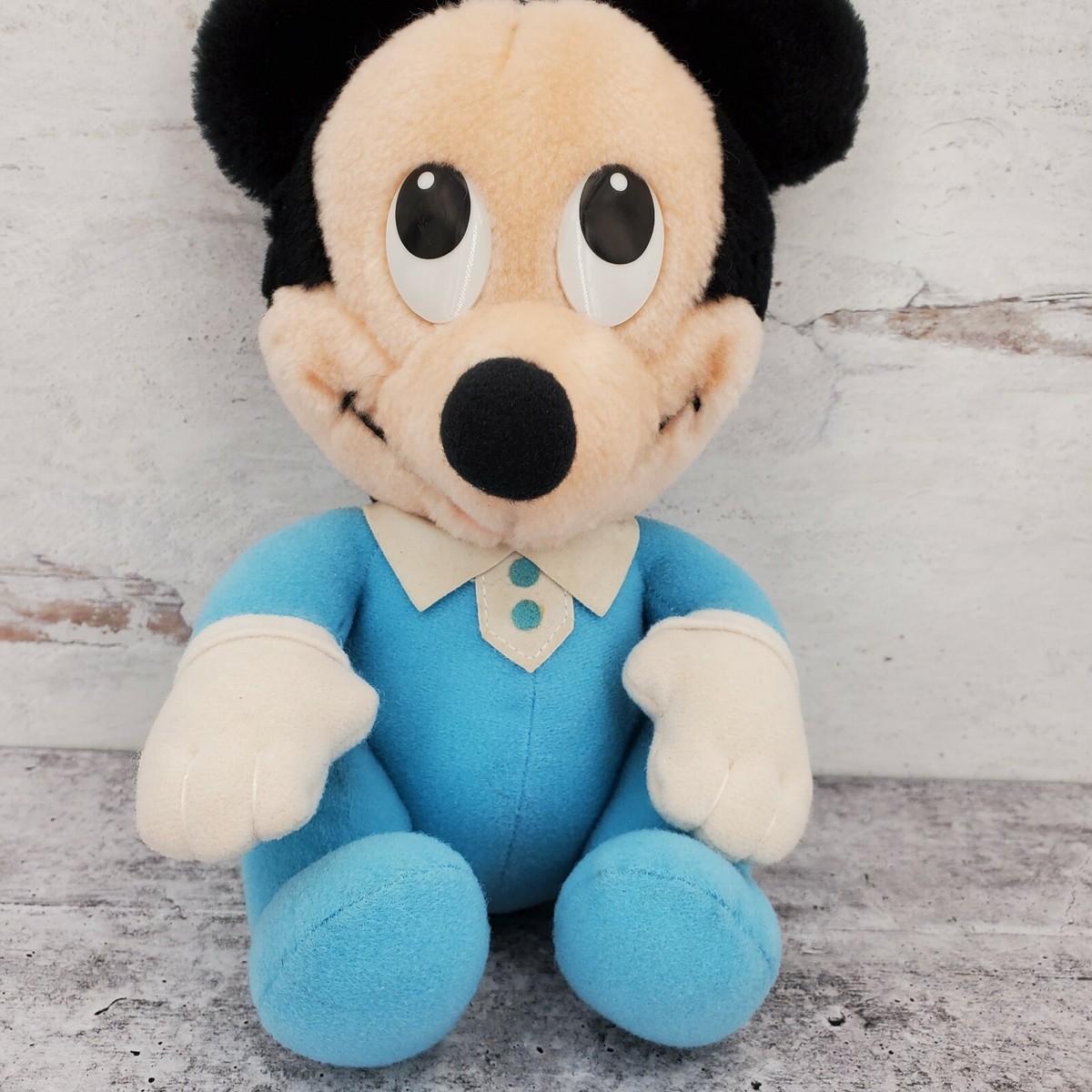1984 Playskool Disney Babies Baby Mickey Mouse Plush Doll 8