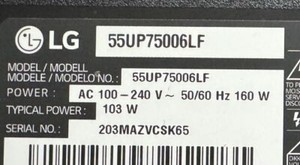 Vollständige Aufschlüsselung des LED-Fernsehers LG 55UP76006LF überprüft