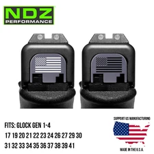 for Glock 17 19 Gen 1-4 Rear Slide Cover Plate Aluminum Grey, Choose Image Color