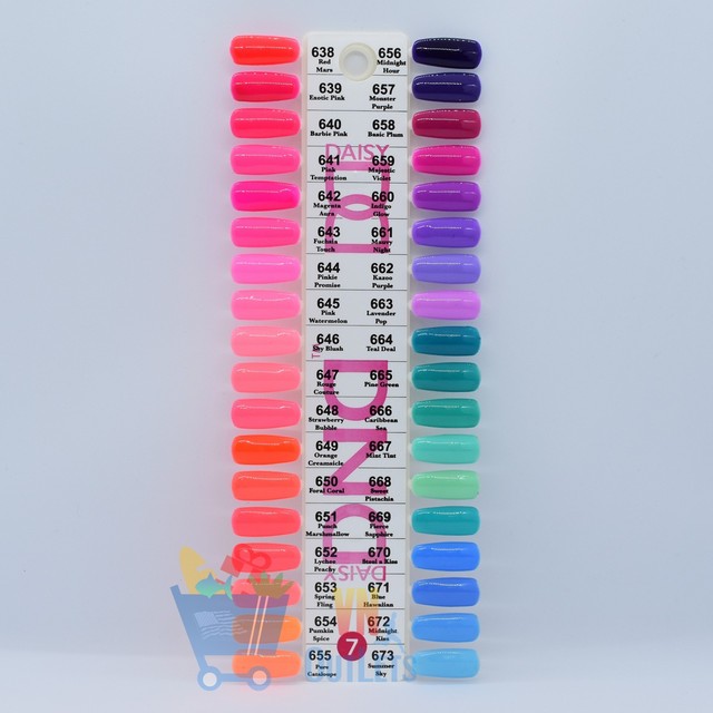 Daisy DND Duo GEL + MATCHING Nail Polish 489 Antique Purple eBay