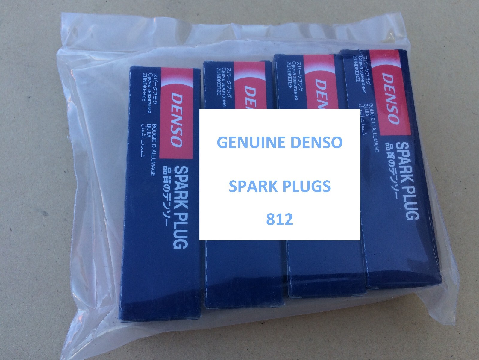 DENSO SPARK PLUGS X 4 W9EXRU FITS TOYOTA 4Y / 5K POINTS OR