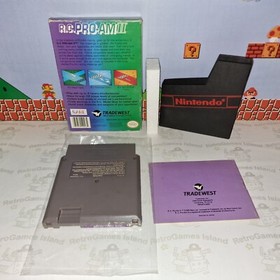 R.C. PRO AM II 2 NINTENDO NES 8 BIT REV A USA NTSC CIB TRADEWEST RC