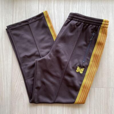 Needles Track Pant ストレート  NEEDLES Track Pants Straight Black x Purple Size-XS Used