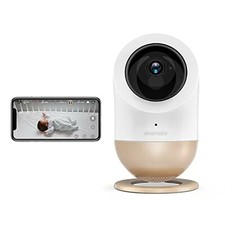 Smart Baby Monitor Camera Mutifunctional Base AI Alert Night Light Two-Way Audio