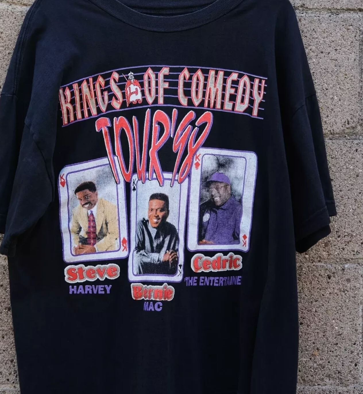 Kings Of Comedy Tour 1998 Bernie Mac Shirt Black Classic Unisex | eBay
