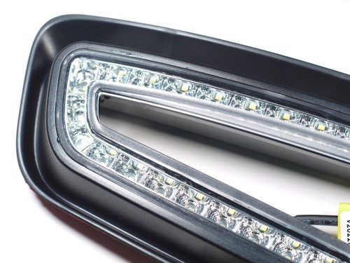 FORD F150 RAPTOR SVT 2010-2014 LED DAYTIME RUNNING LIGHT CLEAR LAMP SET V-130708 - Picture 18 of 19