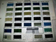 1969 Dodge Coronet Dart Pickup Polara Monaco truck auto upholstery sample set