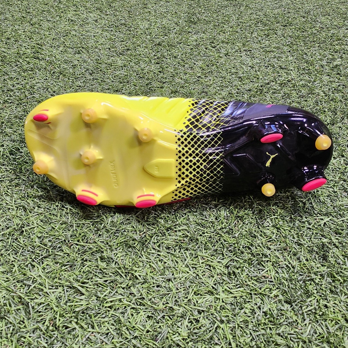 Puma evoPOWER 1.3 Tricks Fg Men's Soccer Shoes Pink-Yellow