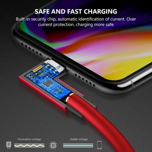 Typ C Ladekabel USB C Auf USB A Schnellladekabel Samsung LG V30 HTC Huawei Sony - Picture 7 of 14