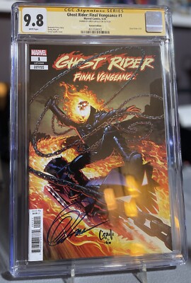  Ghost Rider:Final Vengeance #1 CGC 9.8 LGY #265 SIGNED BY GREG CAPULLO  