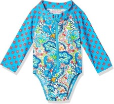Tommy Bahama Girls' Uv Protection 1-Piece Swimsuit Bathing Suit 9 mos. New
